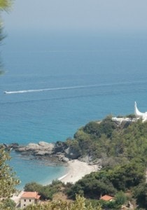 Deserte beach on Samos
