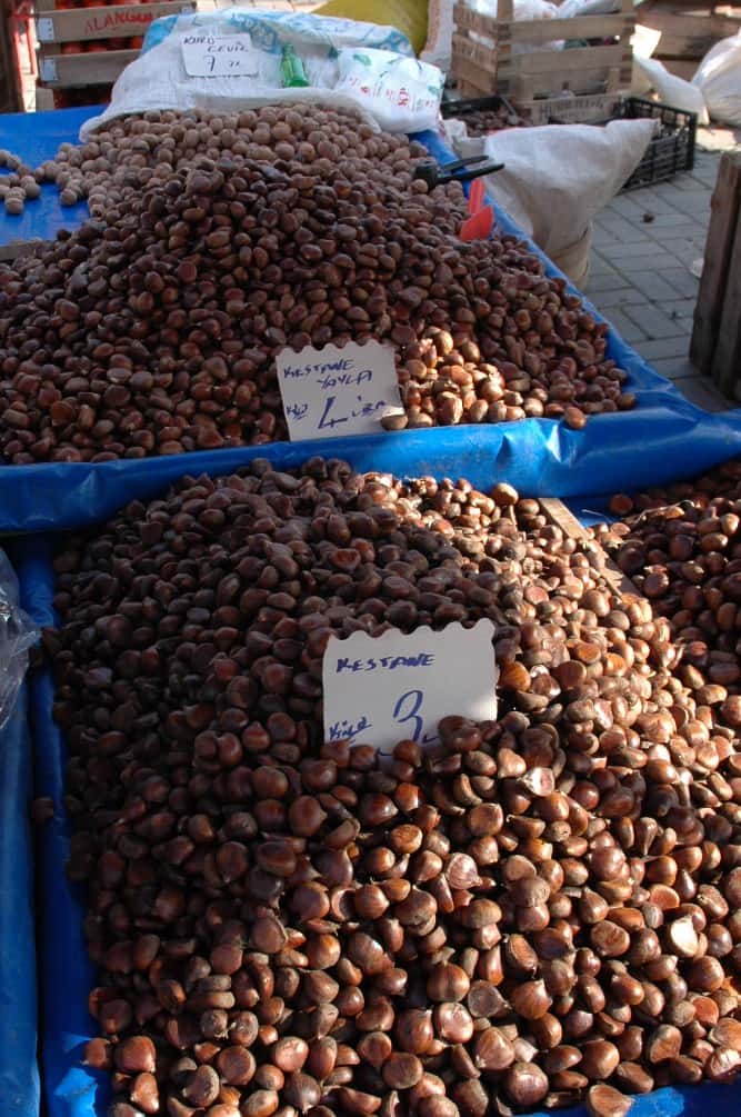 Fresh chestnuts