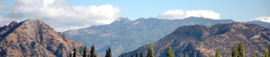 The foothills of the Menderes Massif