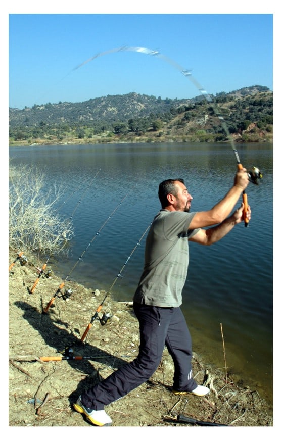 7 - Casting for Carp on the lake