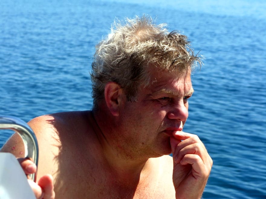 Nick looking pensive