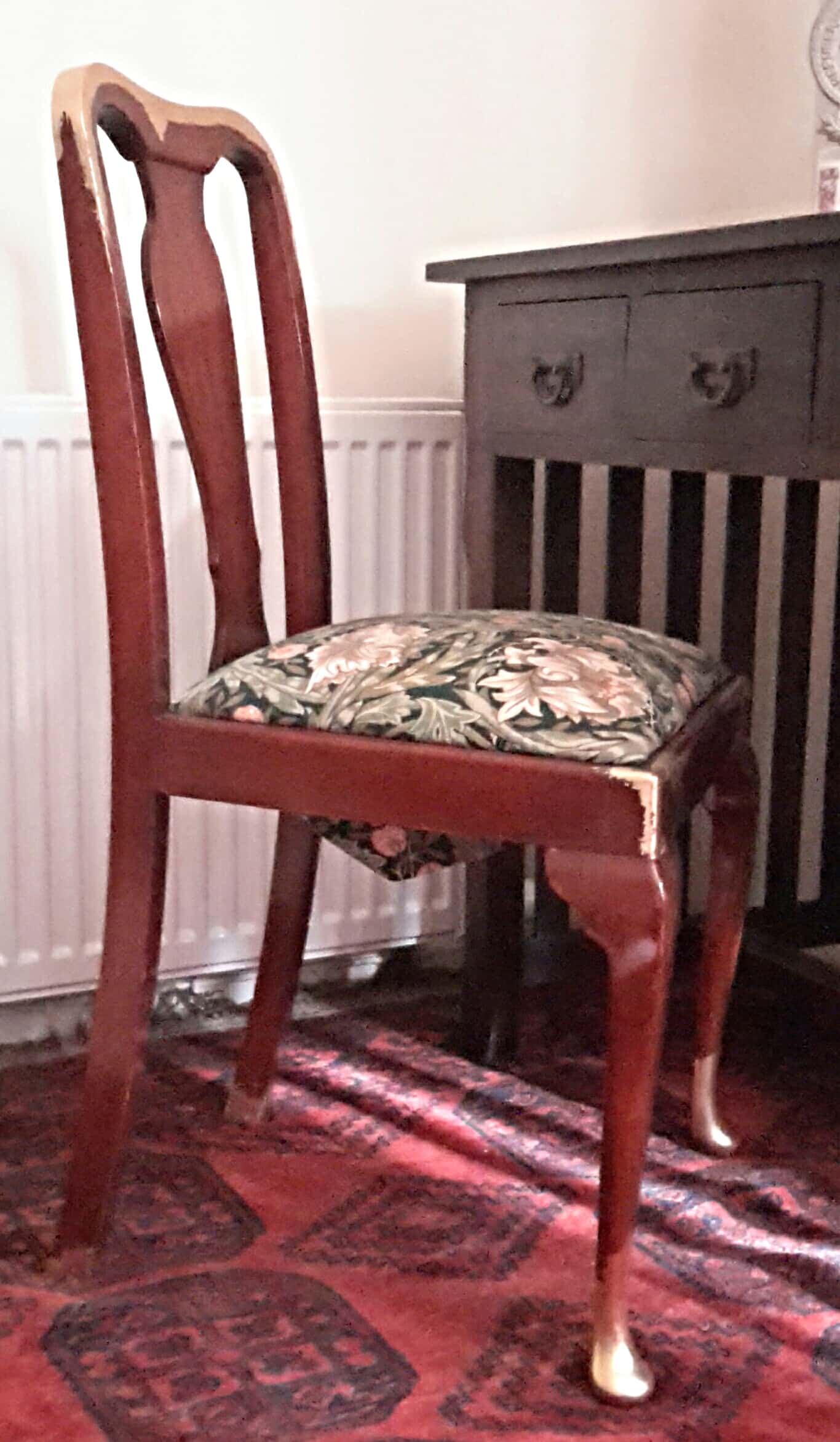 annie sloan gold leaf gilded chair