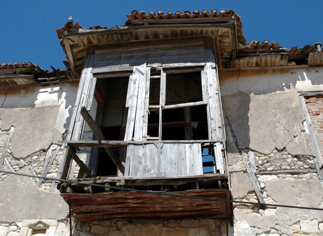 old balcony alacati